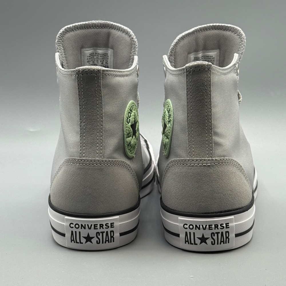 Converse Men's 6 Sneakers Grey Sour Glow Polyester Suede Hi Women's 8 A10497F - Picture 6 of 13